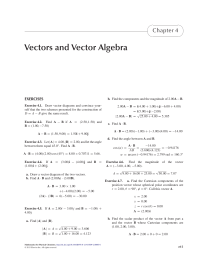 Vectors and Vector Algebra