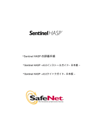 ・Sentinel HASP の評価手順