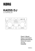 Using the KAOSS DJ as a controller