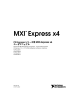MXI Express x4シリーズユーザマニュアルおよび仕様