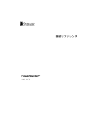 接続リファレンス PowerBuilder®
