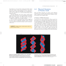 7 24 Physical Chemistry of Nucleic Acids