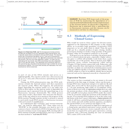 13 43 Methods of Expressing Cloned Genes