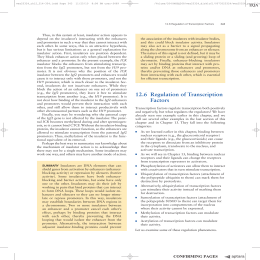 50 126 Regulation of Transcription Factors