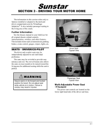 184 SECTION 3  DRIVING YOUR MOTOR HOME