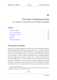 26 THE RISE OF SASANIAN IRAN