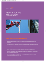 Recognition And consultation