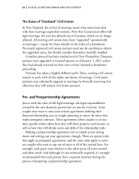 Pre and Postpartnership Agreements