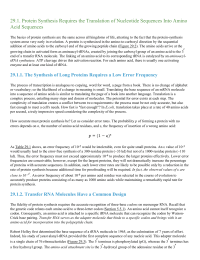 Protein Synthesis Requires the Translation of Nucleotide Sequences Into Amino Acid Sequences