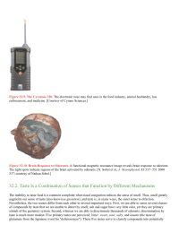 Taste Is a Combination of Senses that Function by Different Mechanisms
