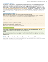 Kinetic Theory Atomic and Molecular Explanation of Pressure and Temperature