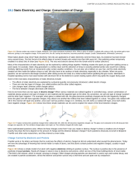 Static Electricity and Charge Conservation of Charge