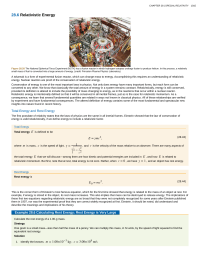 Relativistic Energy