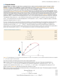 Projectile Motion