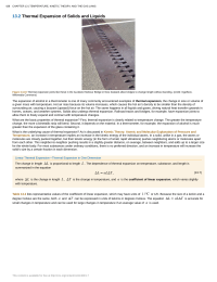 Thermal Expansion of Solids and Liquids