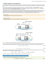 Elastic Collisions in One Dimension