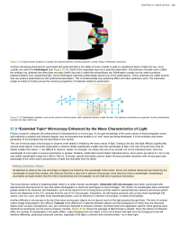 Extended Topic Microscopy Enhanced by the Wave Characteristics of Light