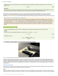 Problem Solving Basics for One Dimensional Kinematics