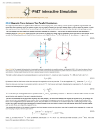 Magnetic Force between Two Parallel Conductors