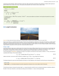 Length Contraction