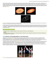 Collisions of Extended Bodies in Two Dimensions