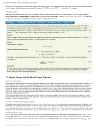 Kinetic Energy and the WorkEnergy Theorem