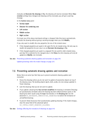 Preventing automatic drawing updates and recreation