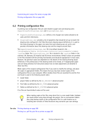 Printing configuration files