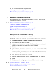 Automatic bolt settings in drawings