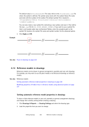 Reference models in drawings