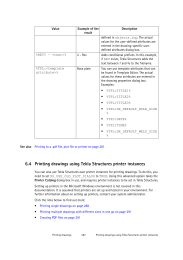 Printing drawings using Tekla Structures printer instances