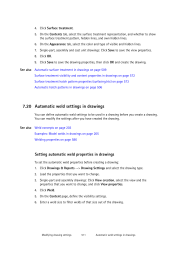 Automatic weld settings in drawings