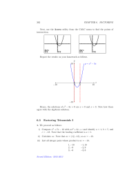 Factoring Trinomials I