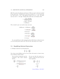 Simplifying Rational Expressions