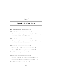 Introduction to Radical Notation