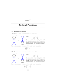 Negative Exponents