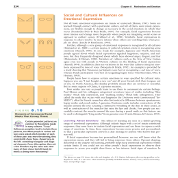 Social and Cultural Influences on Emotional Expression