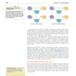 Intimate Relationships and Love