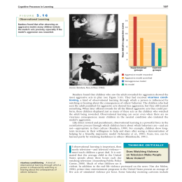 THINKING CRITICALLY Does Watching Violence on Television Make People More Violent