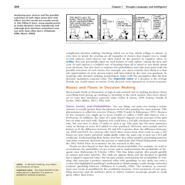 Biases and Flaws in Decision Making