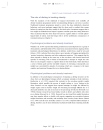 The role of dieting in treating obesity