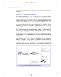 Evidence for the role of justification