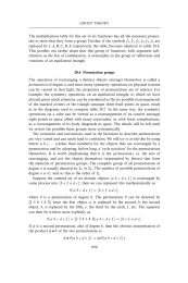 Permutation groups