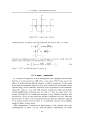 Symmetry considerations