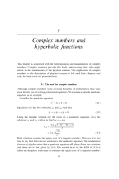 The need for complex numbers