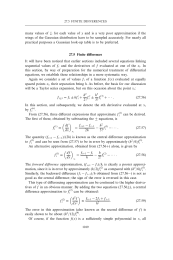 Finite differences