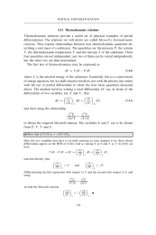 Thermodynamic relations