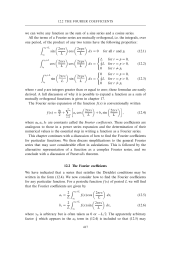 The Fourier coefficients