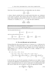 The total differential and total derivative