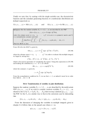 Transformation of variables in joint distributions